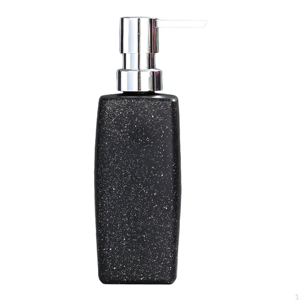 350ml Soap Dispenser, Pump Container, Refillable Empty Glass Hand Liquid Dispenser for