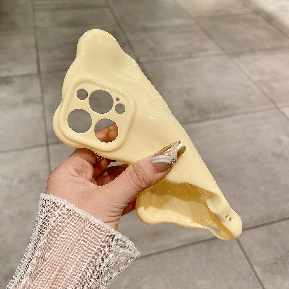 Soft Silicone Candy Cloud Wave Pattern Phone Cases For iPhone 16 15 14 13 12 11 Pro Max Plus Shockproof Bumper Back Cases Cover