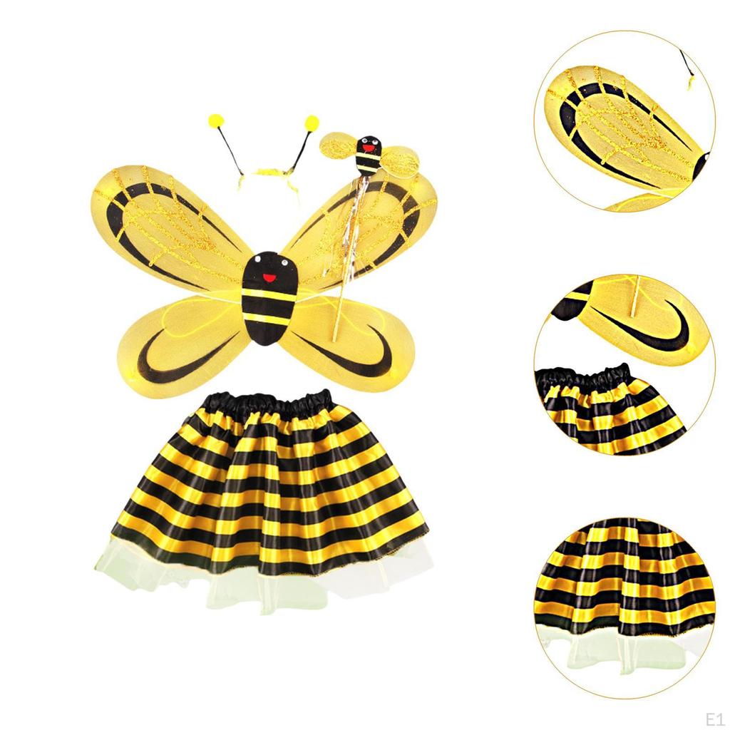 Bumble Costume for Kids Accessories Cosplay Set Parade Holiday Carnival
