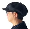Hats for Newsboy Hunting Black Glen Winter Number Black [Drection] Men, Cap, Hat, Watch, Check, Houndstooth, Women's, Spring, Autumn, (JP, Size, 56.0