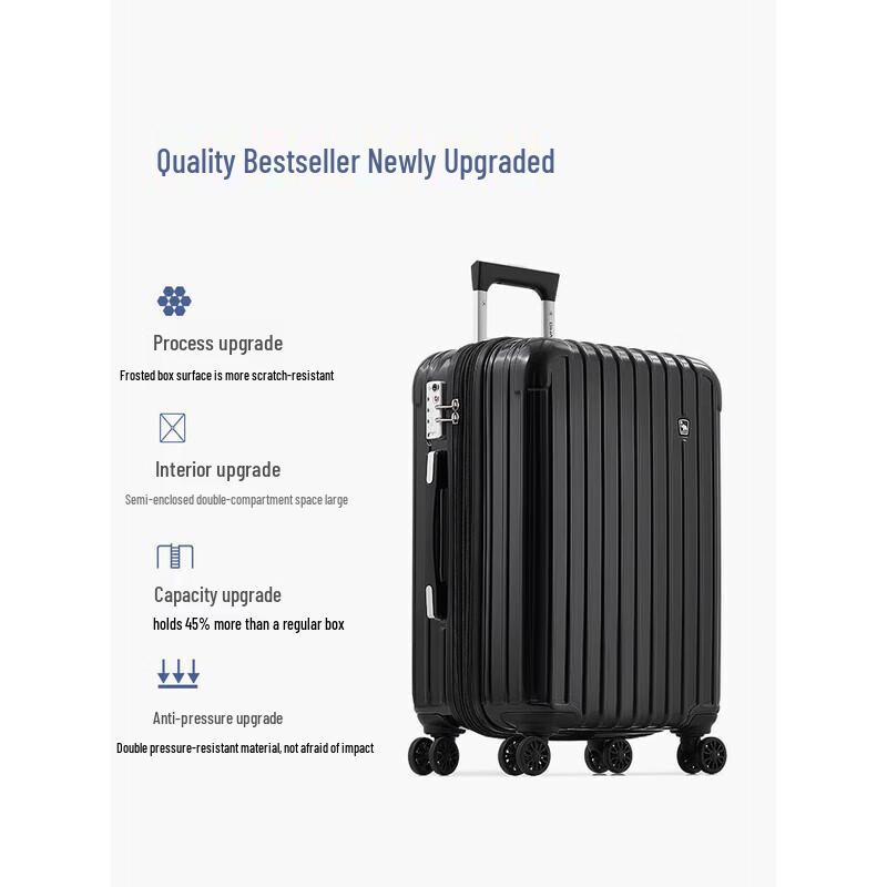 OIWAS OCX6229 Expandable Hardside Luggage 24 Inches