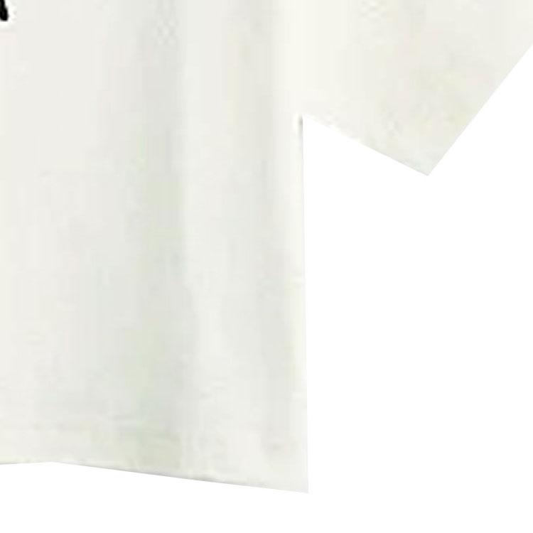 Coach Solid Color Letter Print Short Sleeve T-Shirt Women tops Cream CP778-CRM