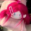 Long Hair Doll Pendant Cute Doll Cartoon Design Doll Girl Head Key Chain Doll Girl