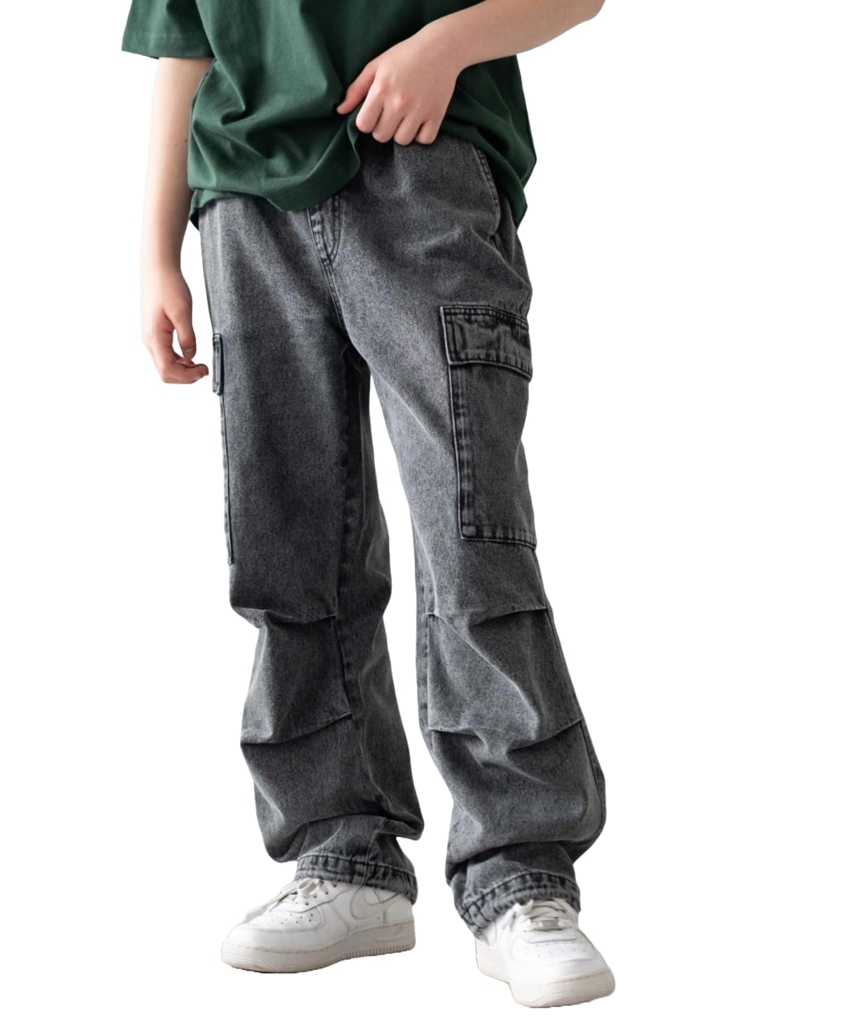 

WEGO Junior Size Denim Easy Cargo Size Denim Black Sonata Men s Pants, Pants, Jeans, Trousers, S-150,