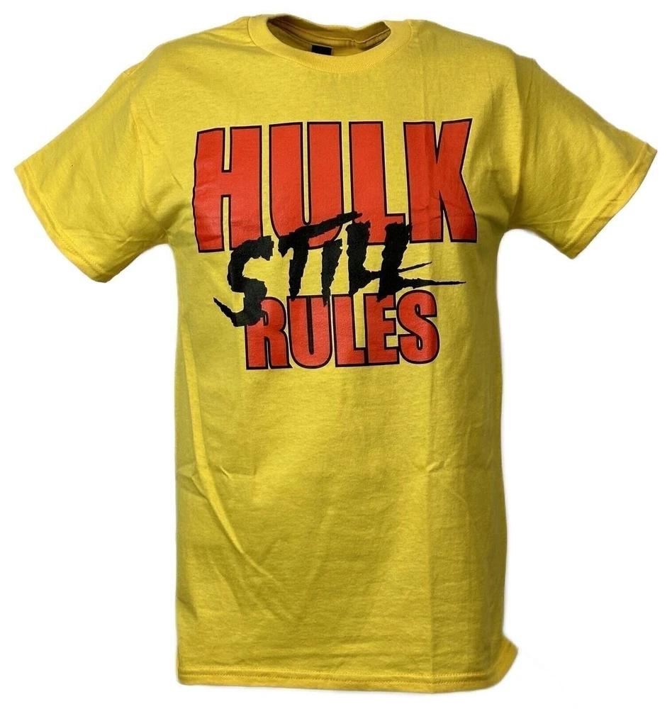 Hulk Hogan Hulk Still Rules Yellow Tshirt S