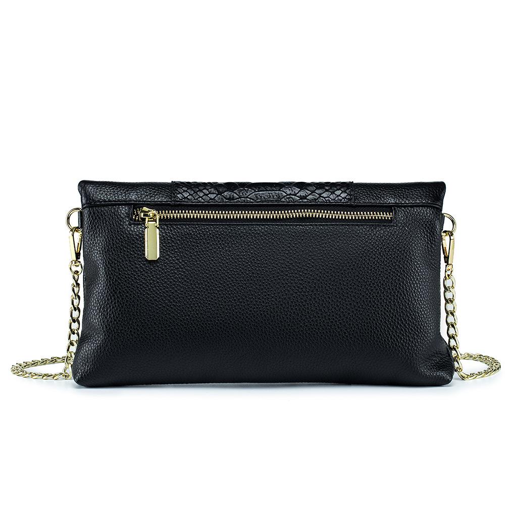 Alligator Muster Damen Echtleder Clutch Tasche Krokodil Rindsleder Handtasche Frauen Luxus Kette Schulter- oder Umhängetaschen