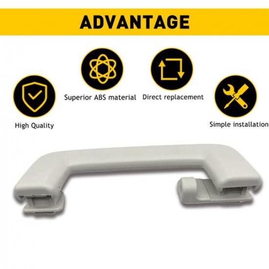 Light Gray Rear Roof Handle Pull Grab With Hook Fit For Ford Escape 2013- I
