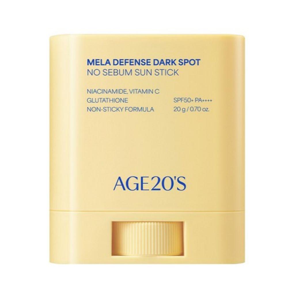 AGE20s Meladefense Dark Spot No Sebum Sun Stick SPF50+ PA++++ Oil Control UV Protection Stick