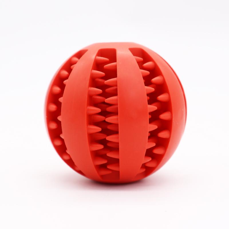 OEM ODM Tough Durable Natural Rubber Teeth Cleaning Interactive Ultra Pet Dog Chew Ball Toy