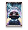 Back To The Future Poster Metal Tin Sign Vintage Home Decor Movie Wall Sticker Metal Plaque Retro Iron Painting Room Decor 30x40