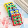 6Pcs Stress Relief Rotating Toy Keychain Educational Chess Game Keyring Puzzle Game Toy Accessories Puzzle Game Keychain