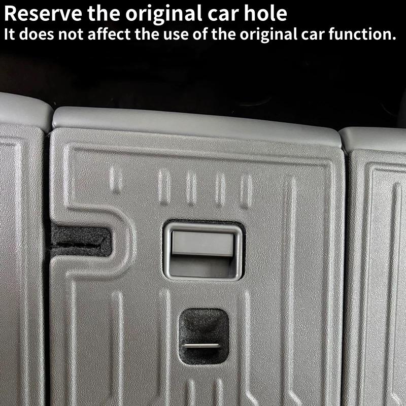 For Tesla Model Y Launch 2025 Juniper Rear Trunk Seat Backrest Cushion Front Rear Trunk Anti-Kick Mats TPE Car Accessories
