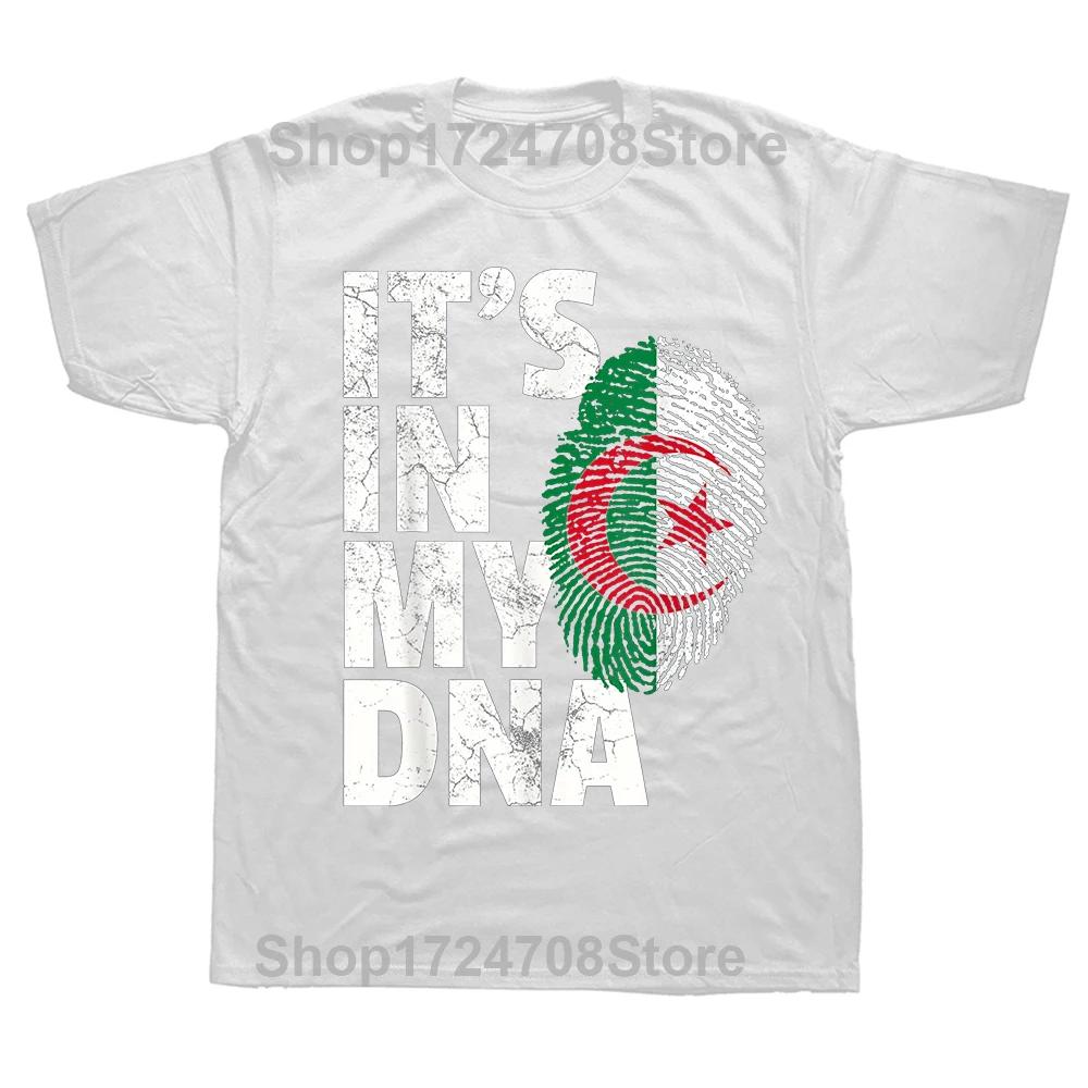 Grappige Algerije Algerijnse Vlag Trots T-shirts Grafisch Katoen Streetwear Korte Mouw Verjaardagscadeaus Zomerstijl Nieuw T-shirt