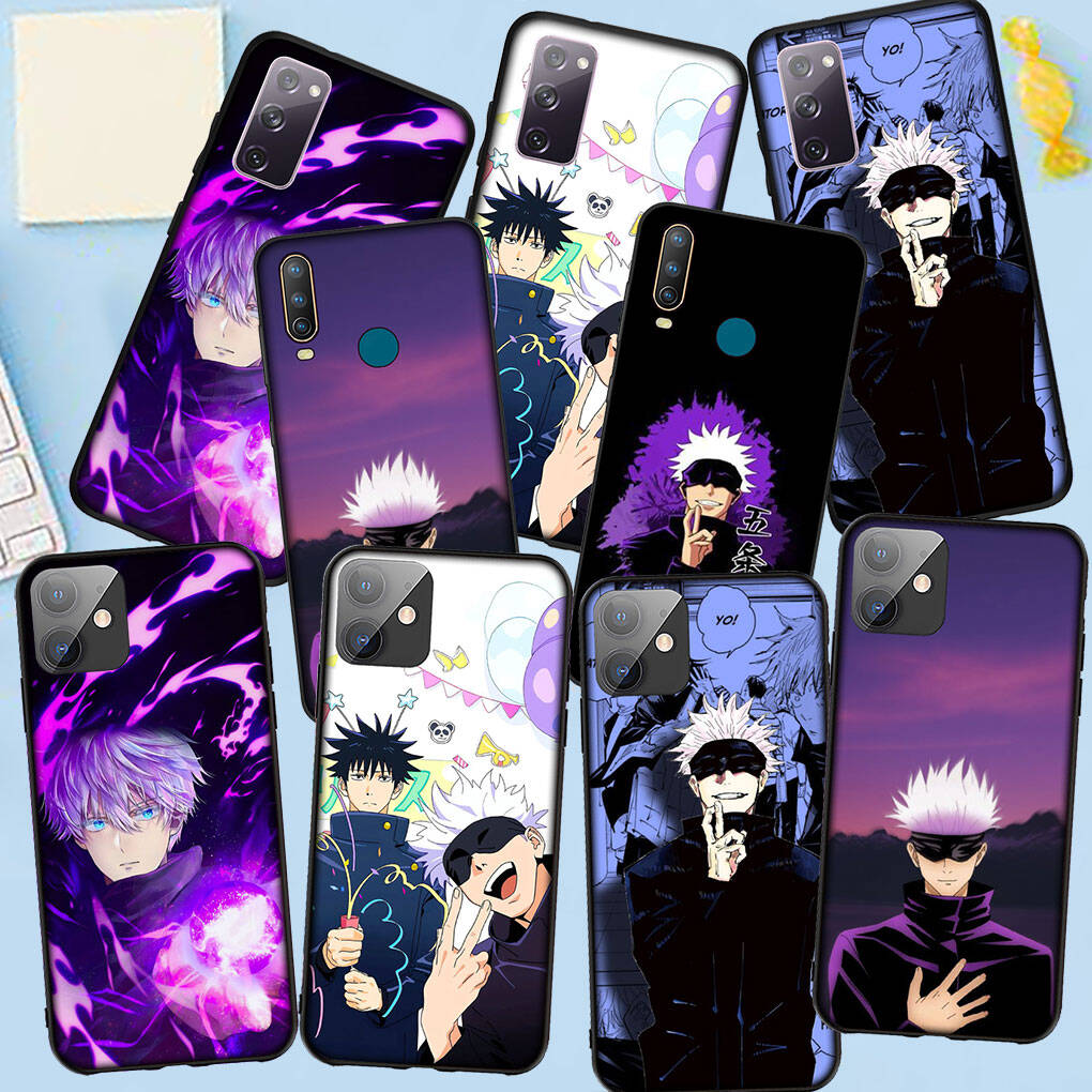 Phone Case for iPhone 17 16 15 Plus Huawei P30 P20 Lite Redmi Note 14 12 11 13 Pro Max OPPO A60 A80 A40 A18 A38 Anime Jujutsu Kaisen Gojo Satoru Cover