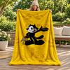 Felix the Cat blanket Flannel Blanket Soft Cozy Plush Throw for Sofa Bed Lightweight Home Decoration Gifts for Christmas various holidays