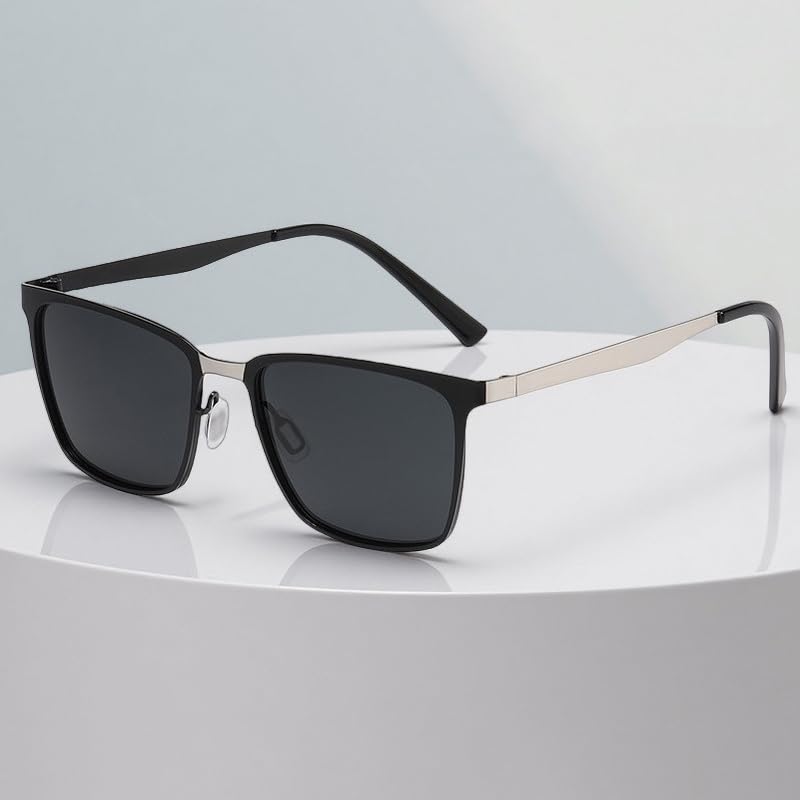 Polarized Sunglasses for Alloy UV400 Ideal for and B1506 [FEISEDY] Men, Frame, Protection, Hiking, Sports, Fishing, Driving,