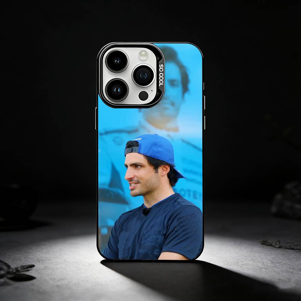 55 Chili C-Carlos S-Sainz Phone Case For iPhone 17,16,15,14,13,12,11 Plus,Pro Max,XS,Colored silver phone case