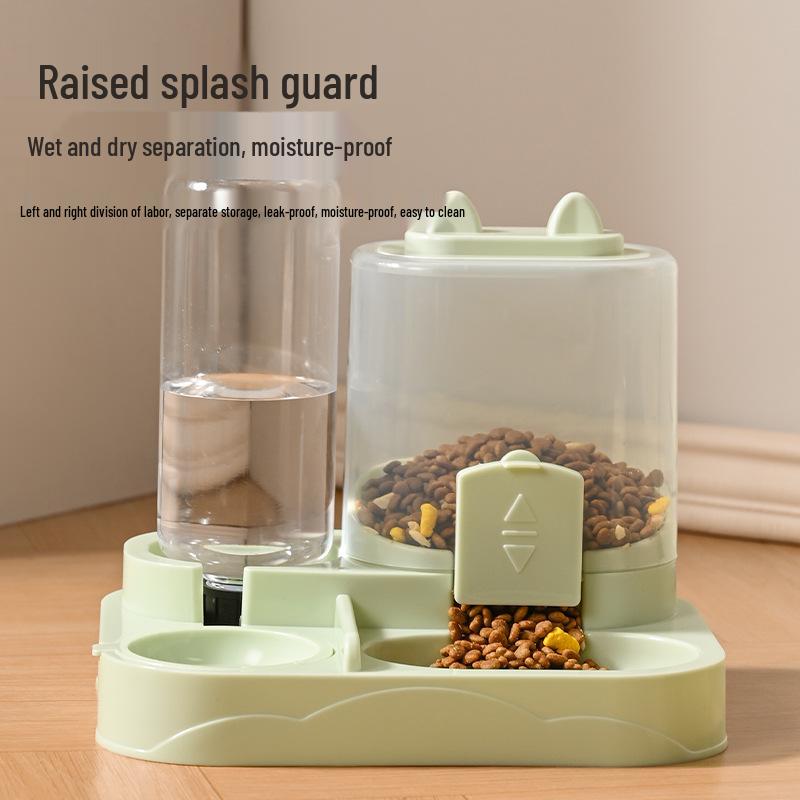 Automatic Cat & Dog Double Bowl Feeder and Waterer