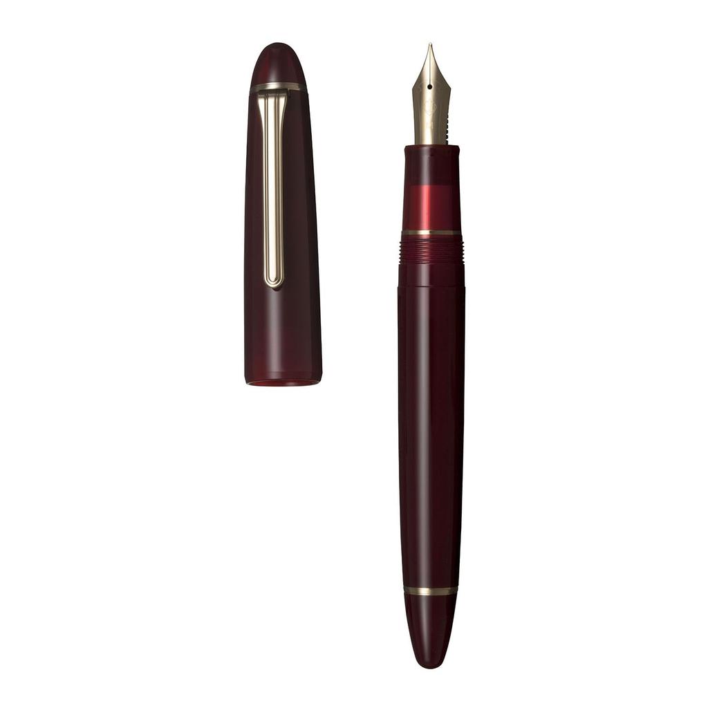 Sailor Profit Casual L Fountain Gold Clear Fine Made In Pen, Trim, Red, Nib, Japan, 11-0820-230