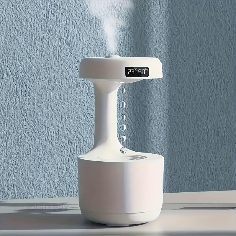 Premium White Humidifier with Touch Screen, 7 Color LED Lights,Timer,USB Powered for Desk, Living Room, Bedroom ,Perfect Gift for Halloween,Christmas