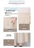 High-Waist Wide-Leg Drapey Pants for Middle-Aged & Elderly Women - Casual, Loose, Straight-Leg Fit for Spring & Autumn