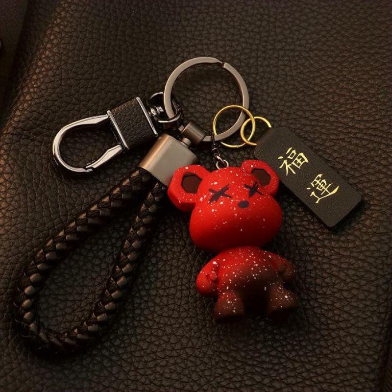 Exquisite Starry Sky Bear Keychain - Pendant & Backpack Ornament