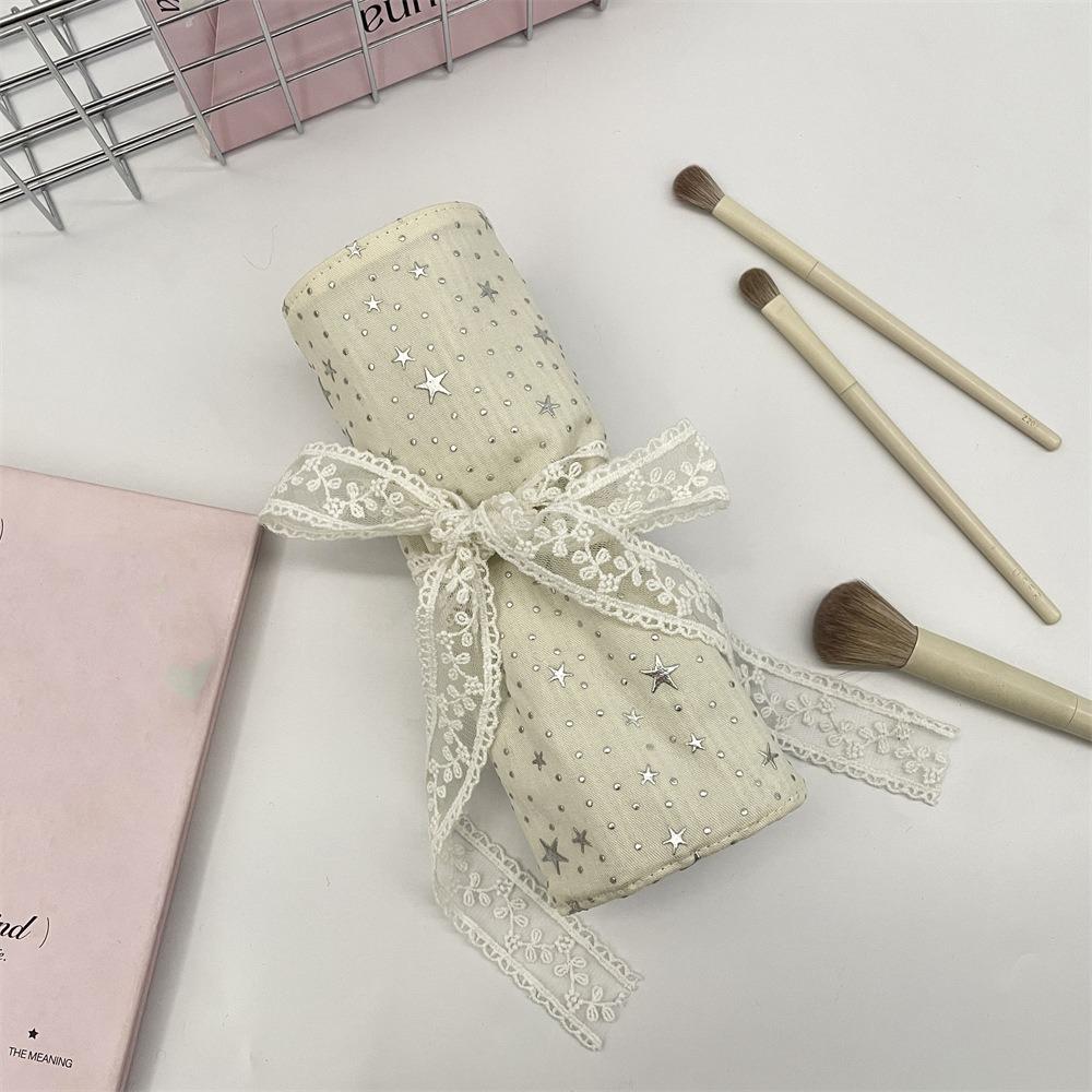 

Large Capacity Makeup Brush Bag Sequins Star Makeup Brush Organizer Household