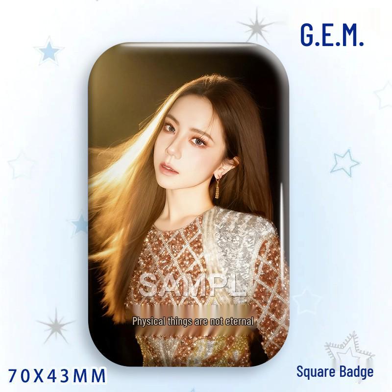 G.E.M. Star Idol Laser Badge & Brooch Pendant