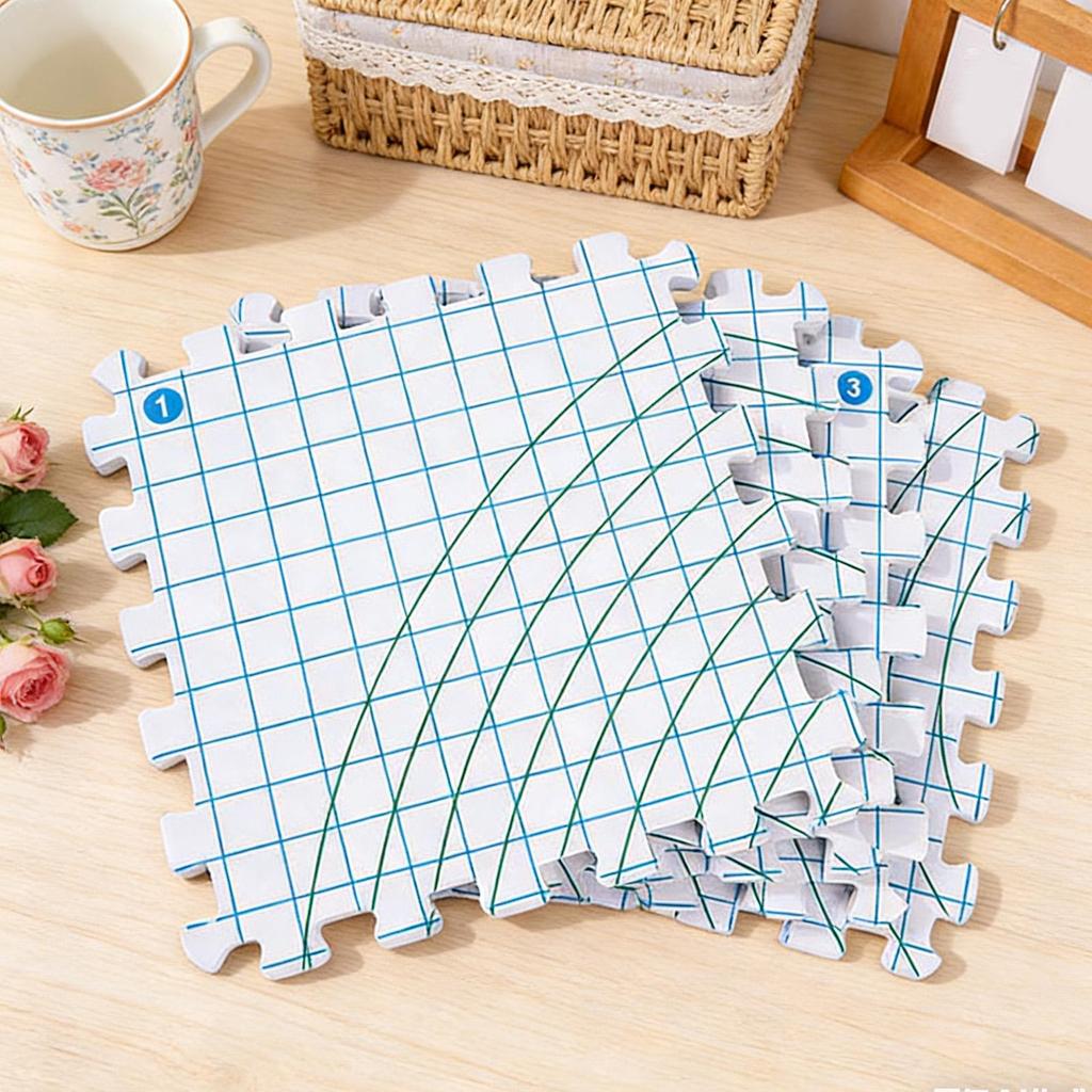 Blocking Mats Crocheting Supplies Interlocking Blocking Boards For Knitters Crocheters Fiber Artists Garments Carpets Clothes