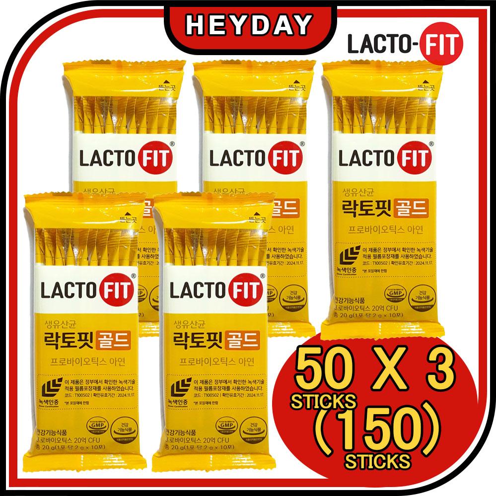 [1+1+1] Lacto Fit Gold 50 pinner x 3 sett Kosttilskudd Probiotika Lactofit