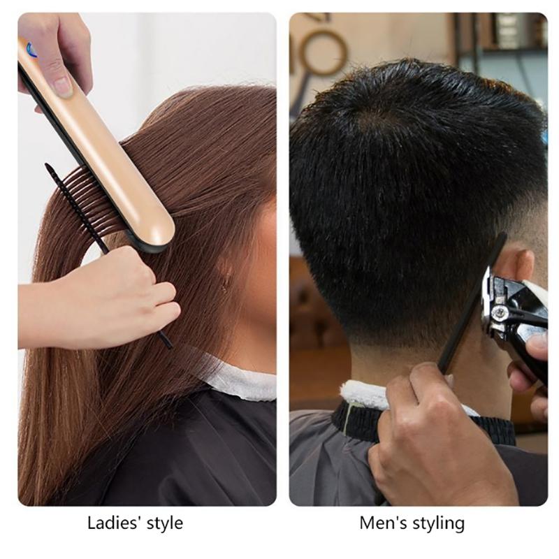 Professional 3 In 1 Pocket Folding Combs Wide Tooth Oil Head Comb Beard Combing Barber Hair Clipper Comb Salon Hair Styling Tool