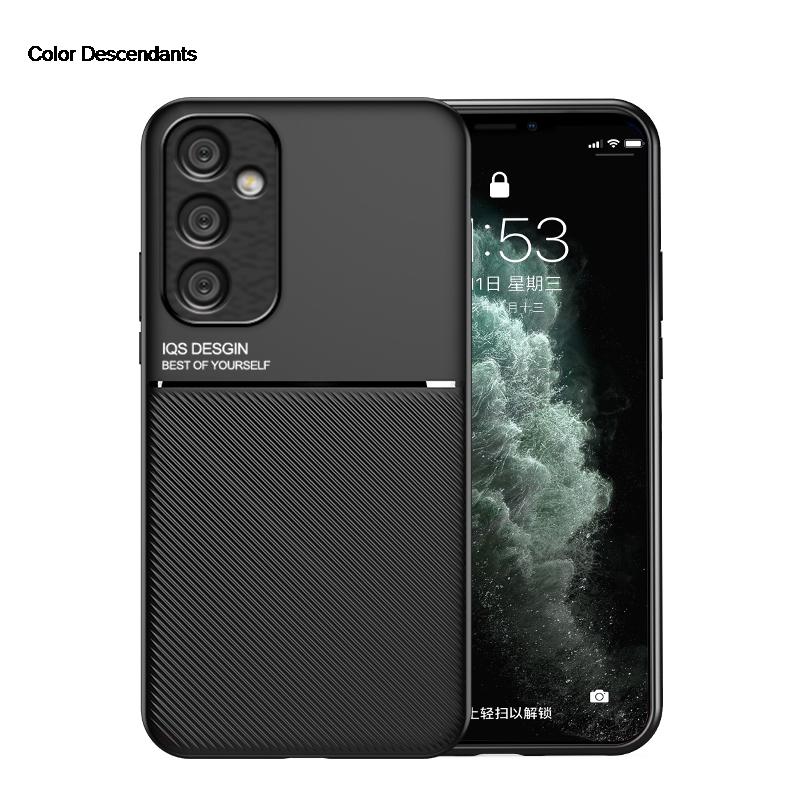 Luxury Car Case For Samsung Galaxy A35 Cover A34 A33 5G A32 4G A 35 34 32 SM-A356E/DS Soft Solid color Magnetic Phone shell on