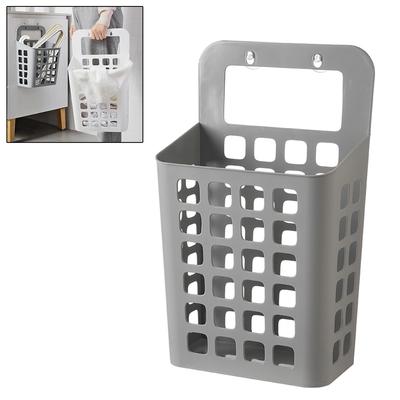 Wall Mounted Laundry Basket Dirty Clothes Organizer Laundry Bag Hollow Household Storage Basket