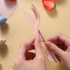 1pc Portable Cutlery Set Wheat Straw 3-in-1 Detachable Cutlery Travel Picnic Camping Cutlery Set