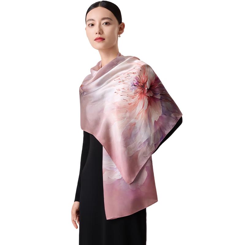 

Shanghai Story 100% Mulberry Silk Scarf Shawl 170*50cm