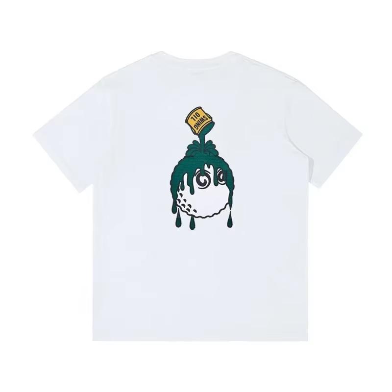 Golf Fashion Trend Tshirt Unisex New Funny Pattern Pure Cotton Breathable Comfortable Harajuku Cartoon Nightdresses Unisex Tops