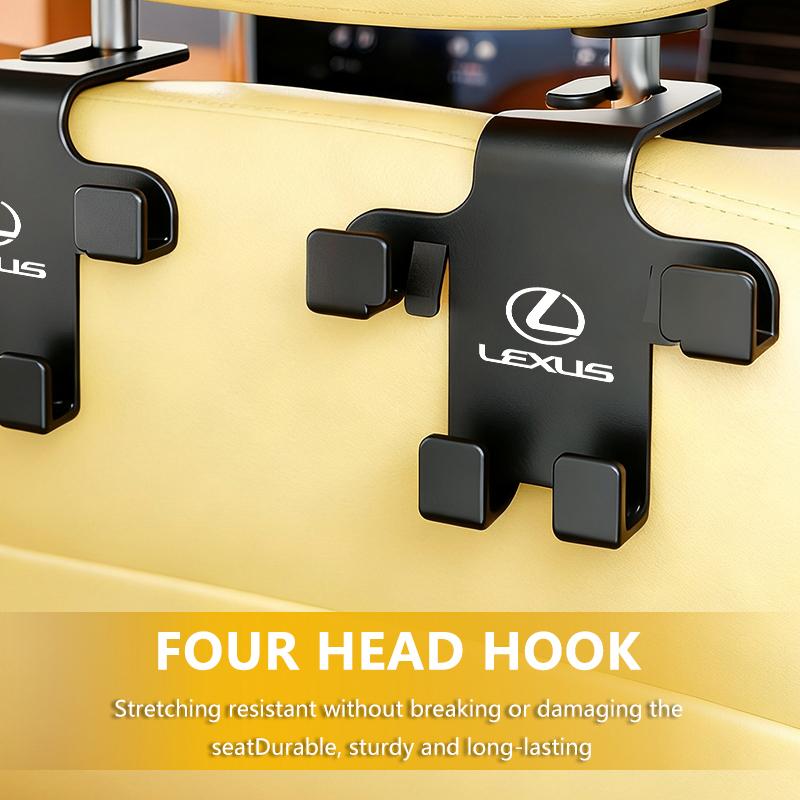 AAPF1 For Lexus Car Interior Seat Headrest Hook Clip Fastener Hanger Organizer Holder Storage Accessoris IS350 ES350 IS250 IS460
