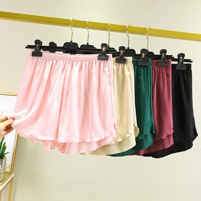 Kadın Lounge Pijama Şort Esnek Fırfır Etek Ucu Uyku Altları Nefes Alabilir Günlük Spor Giyim Şort Ev İçin Yoga Günlük Giyim