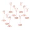 10Pcs Table Card Holder Reusable Metal Iron Place Stands Display Clips for Weddings Events Restaurants Parties