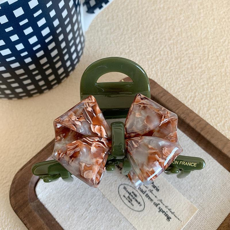 Acetate Bow Crab Hair Clip For Women Trendy Claw Clips Popular Hair Accessories Girls Hairpin Party Jewelry Headwear