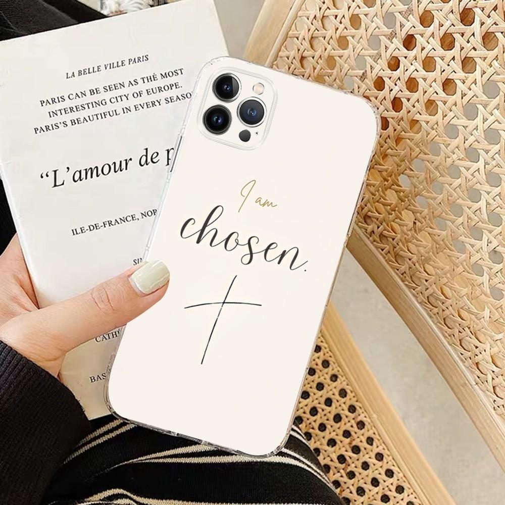 

Christian bible saying Phone Case For iPhone 15 14 11 12 13 Mini Pro XS Max Cover 6 7 8 Plus X XR SE 2020 Funda Shell iPhone 15pro max