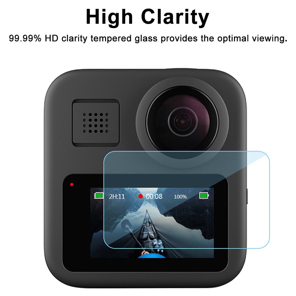 Szkło Hartowane Ochraniacz Ekranu dla GoPro MAX Ochrona Obudowy Folia Ochronna dla Go Pro 360 Pokrowiec Akcesorium Akcesoria