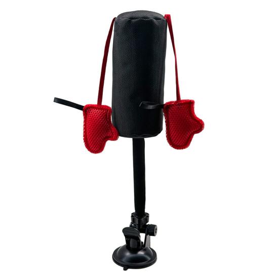 

Cat Boxing Toy Cat Punching Bag Toy with Spring-Loaded Bobbing Action Interactive Boxing Toy with Suction Cup Base for Indoor Kitten Exercise Fun