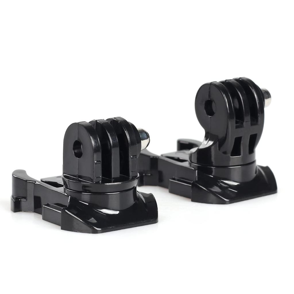 HSU Helmet Mount Accessory Set Action Camera Mount Kit Compatible with GoPro Hero and Other Action Camera Accessories 12-in-1 13/12/11/10/9/8/7/6/5