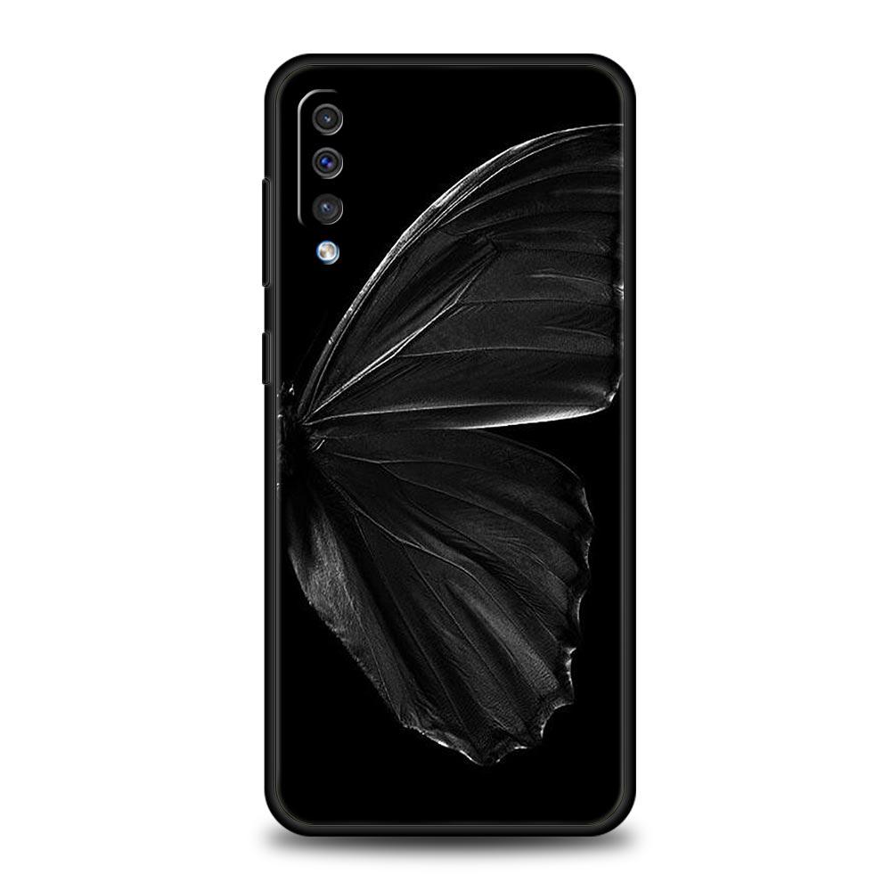 

Gothic Style Black Lip Phone Case For Samsung A54 A52 A24 A14 A50 A70 A40 A20S A20E A06 A12 A22 A34 A42 A32 5G A04s A16 Cover For Samsung A10