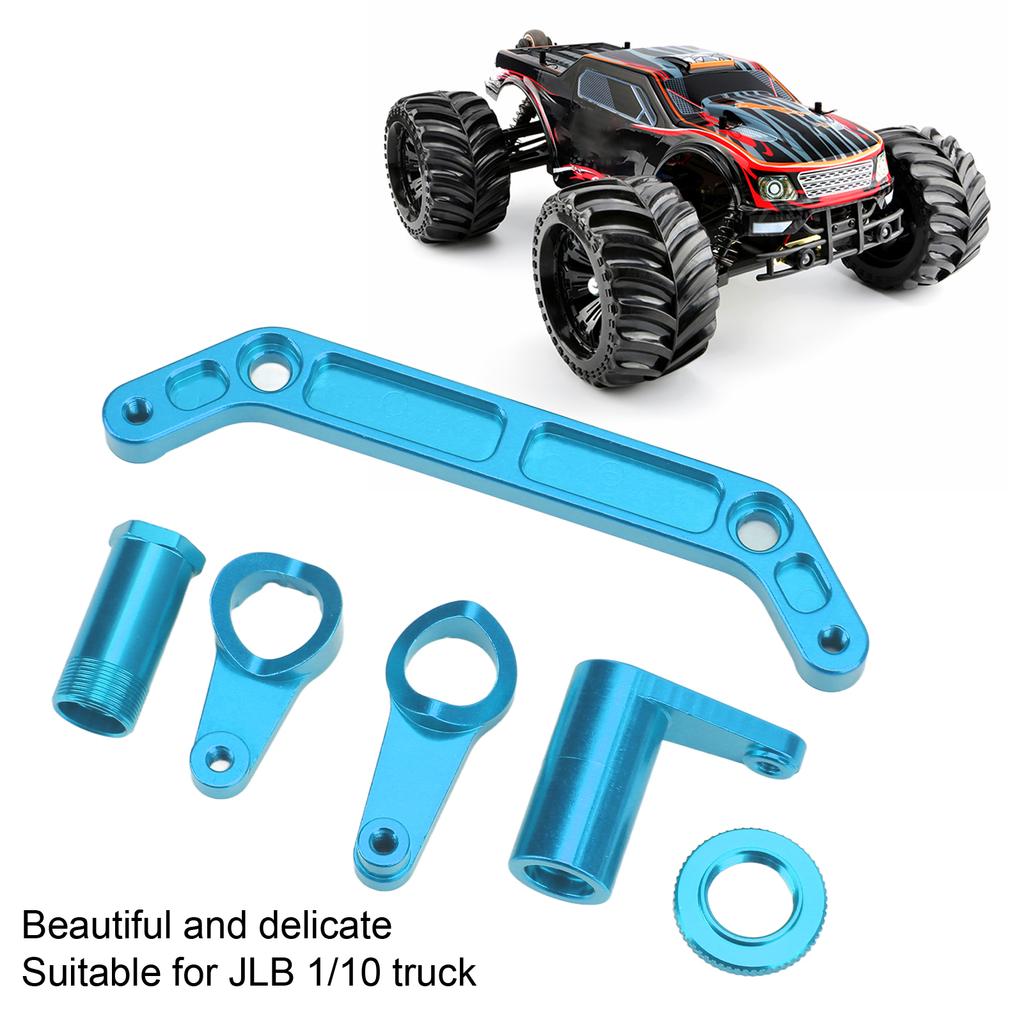 RC Steering Assembly Aluminum Alloy Replacement   Upgrade Repairing Parts for JLB 1Celsius10 Trucks