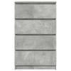 Sideboard Concrete Grey 60 x 35 x 98.5 cm Engineered Wood