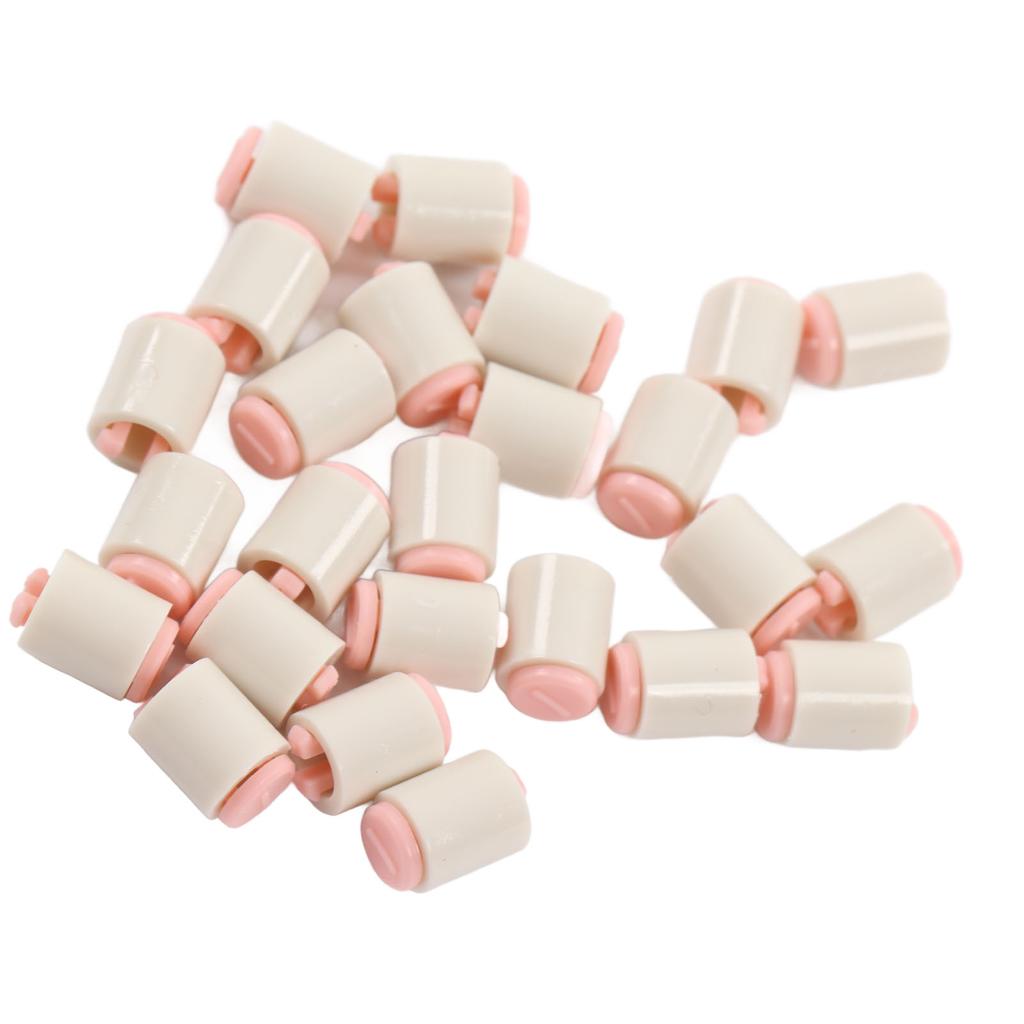 25pcs Knitting Needle Stoppers Reduces Friction Plastic Knitting Needle End Caps for LKS100 LK150 GK370