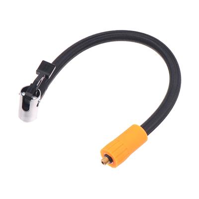 1 Stück Feingewinde Aufblassschlauchadapter 30 cm Autoreifen Luftpumpe Schlauch M6 Verriegelbares Luftfutter mit Standard-Reifenventil