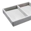 Jewelry Display Holder, Earrings Organizer Tray, Storage Showcase Flannel Studs Case